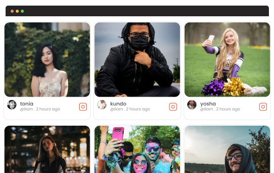 Instagram Profile Feed on Website